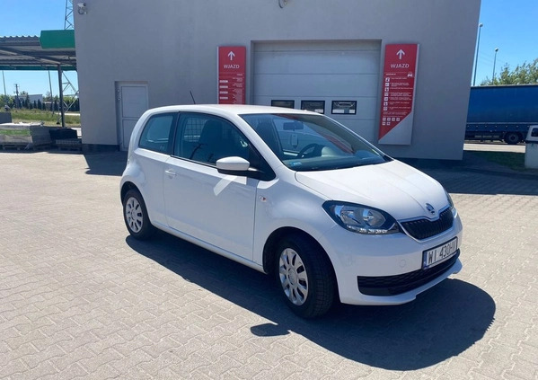 Skoda Citigo cena 27900 przebieg: 65800, rok produkcji 2018 z Dynów małe 37